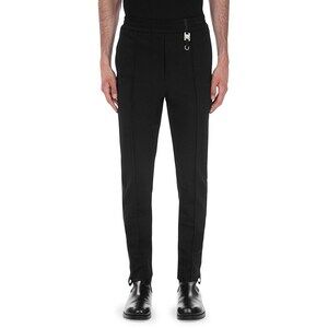 1017 ALYX 9SM Men's Slim Pintuck Track Pants - Black - Size Medium